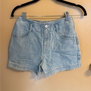 BDG High Waist Light Blue Women's Denim Shorts